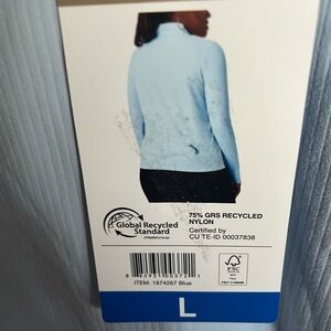 Mondetta Light Blue Recycled Nylon Sweatshirt